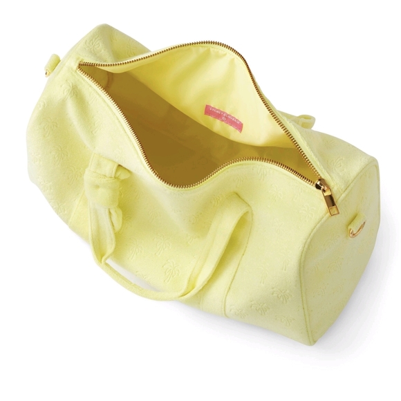 Stoney Clover Lane Bags Terry Cloth Embossed Palm Trees Duffle Bag Stoney Clover Lane X